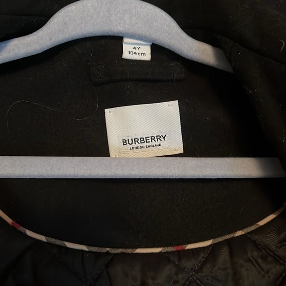 Girls Burberry Coat - Picture 4 of 6